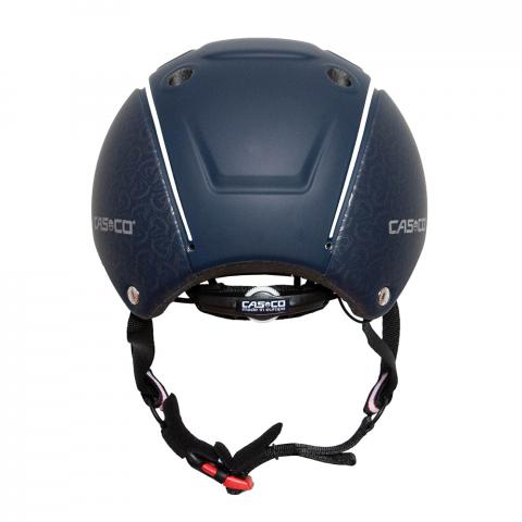 Kask Casco Choice granatowy z główkami koni