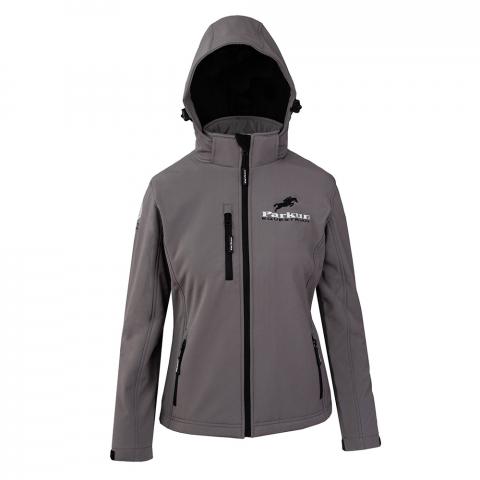 Kurtka damska jesień/zima PARKUR Softshell stalowa
