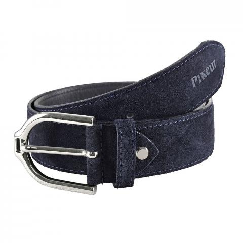 Pasek skórzany Pikeur Suede Belt granatowy 2019