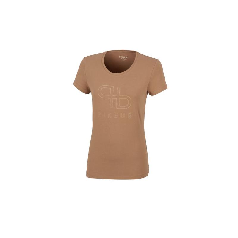 Koszulka damska Pikeur Valea Caramel, karmelowa 2023