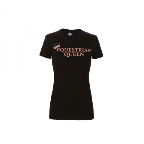 Koszulka damska Equestrian Queen Philippa 20SS czarna
