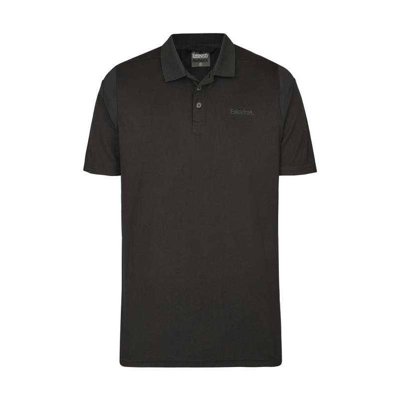 Koszulka męska Eskadron Reflexx Polo Black, czarna 2021