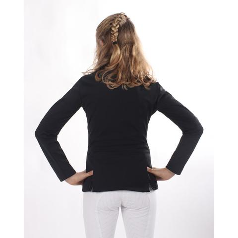 Frak młodzieżowy QHP Juliet black, czarny