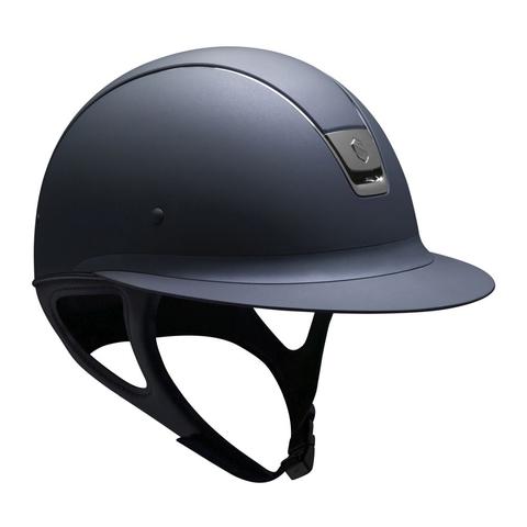 Kask Samshield Miss Shield Shadowmatt Silver Chrome granatowy