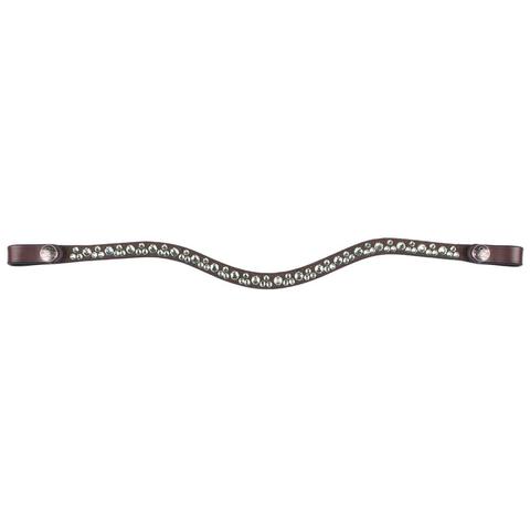 Naczółek QHP Eldorado Brown/Atlantis, brązowy/niebieski