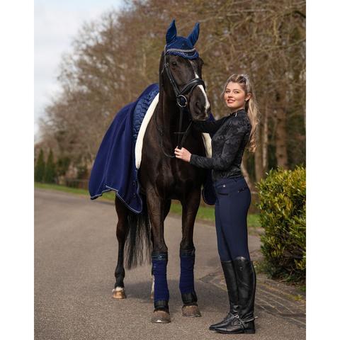 Nauszniki QHP Brilliance Blueberry, granatowe