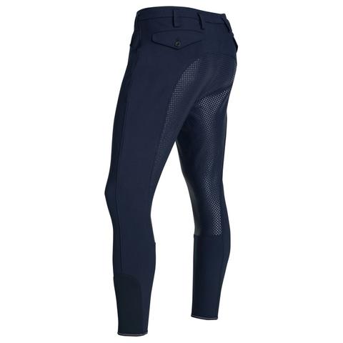 Bryczesy męskie Pikeur Rossini  Lej silikonowy Navy, granatowe