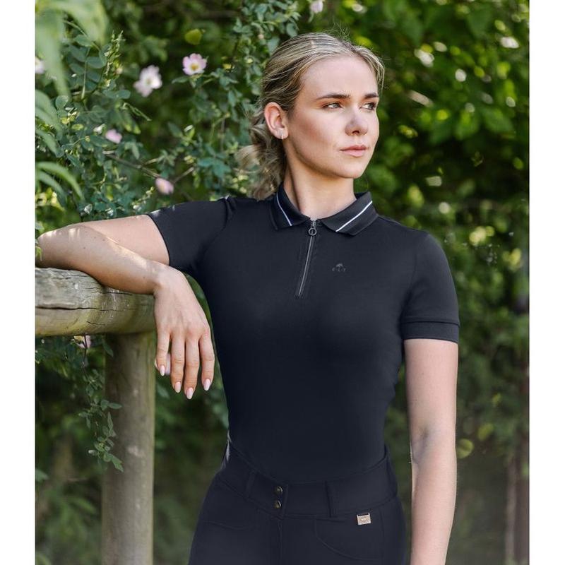 Koszulka Polo damska Waldhausen Elt Prag granatowa
