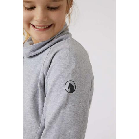 Bluza młodzieżowa Horze Emmie JR szara
