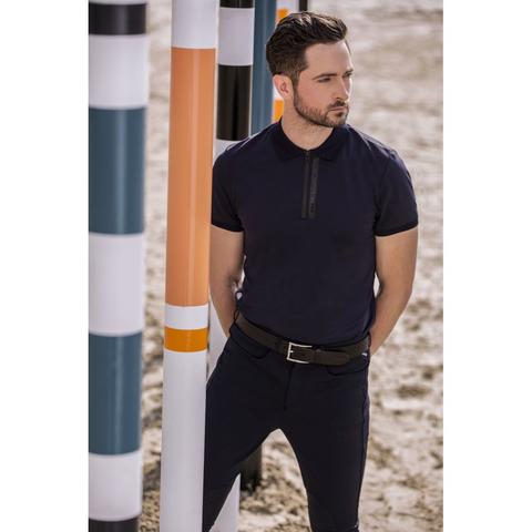 Koszulka polo męska Pikeur Ole Dark Navy, granatowa 2022