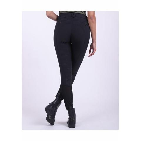 Bryczesy damskie QHP Yasmin black, czarne