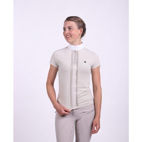 Koszulka konkursowa QHP Xandra beige, beżowa