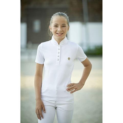 Koszulka konkursowa młodzieżowa Covalliero biała