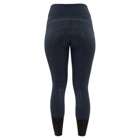 Legginsy damskie BR z silikonowym lejem Helen granatowe