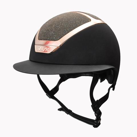 Kask KASK Star Lady Swarovski Carpet Black/Everyrose, czarno-różowozłoty