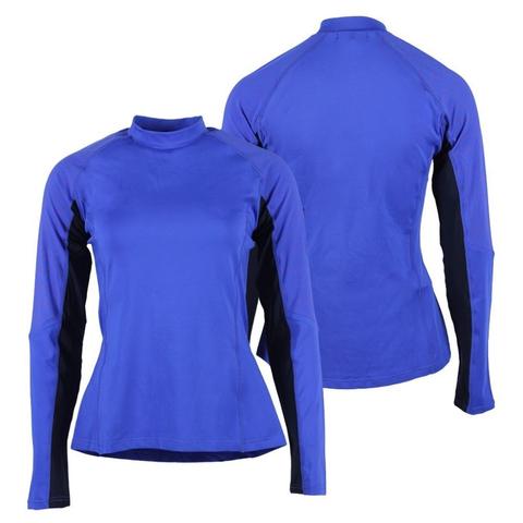 Bluzka techniczna dla zawodników WKKW QHP Tangerine blue, chabrowy