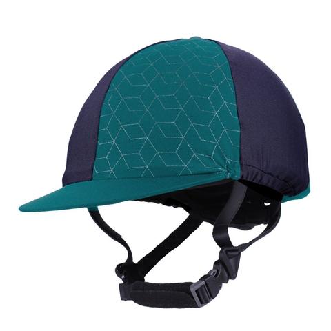 Nakładka na kask QHP Eldorado zielono-garnatowa