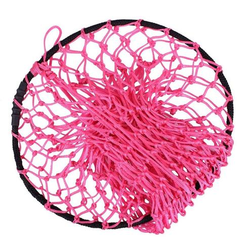 Siatka na siano QHP z obręczą różowa