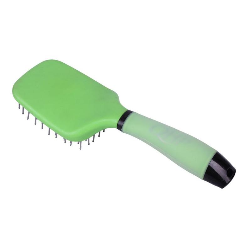 Szczotka żelowa do grzywy i ogona QHP niebieska