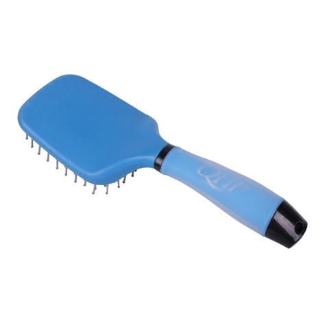 Szczotka żelowa do grzywy i ogona QHP niebieska