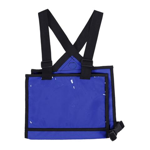 Pokrowiec do numeru startowego zawodnika WKKW kobaltowy