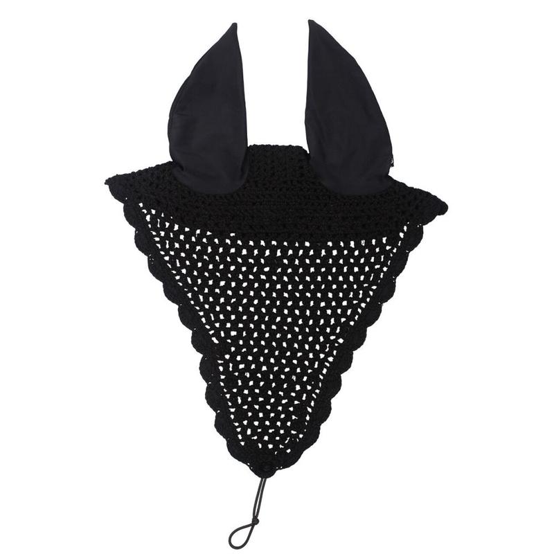 Nauszniki QHP Lungo Black, czarne