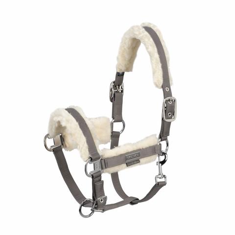 Kantar z futerkiem Eskadron Classic Sports DoublePin Mattgloss Fossil, szary 2022