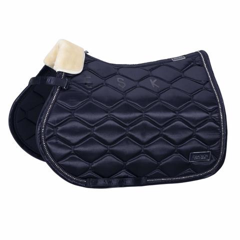 Czaprak Eskadron Classic Sports Satin Crystal Navy, granatowy 2022