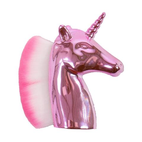 Szczotka do łba QHP Unicorn Pink, różowa