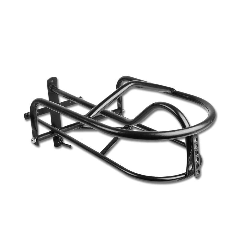 Wieszak na siodło z zamkiem Waldhausen czarny