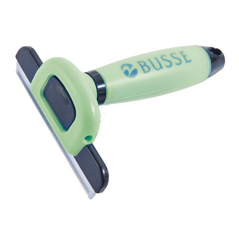 Trymer-furminator Busse z żelową rączką zielony
