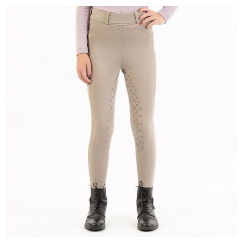 Legginsy młodzieżowe zimowe BR Jim beżowe