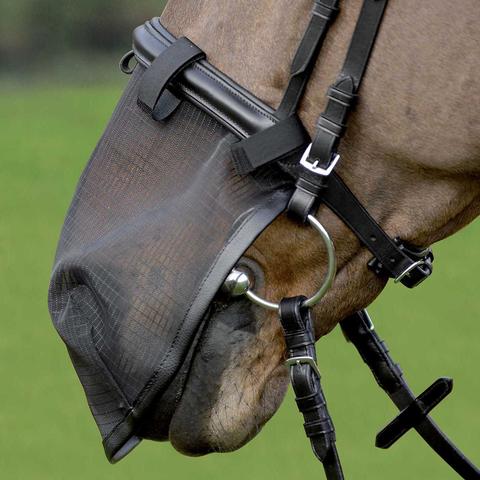 Osłona siatkowa na nozdrza Waldhausen czarna