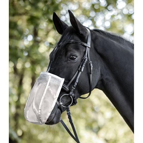 Osłona siatkowa na nozdrza z filtrem UV Waldhausen srebrnoszara