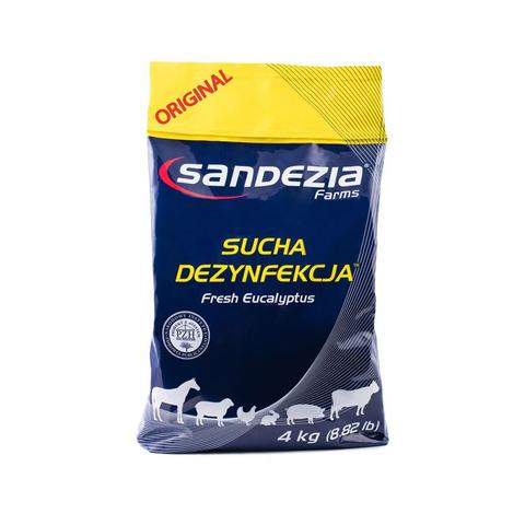 Preparat do suchej dezynfekcji stajni Sandezia