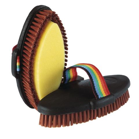 Szczotka z gąbką Ekkia czarna