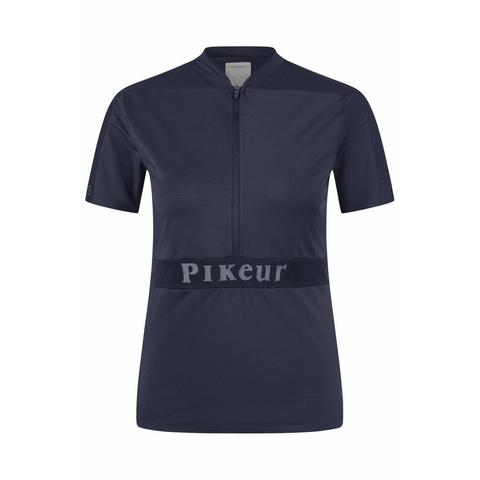 Koszulka damska Pikeur Sports Mesh Zip Nightblue, granatowy 2025