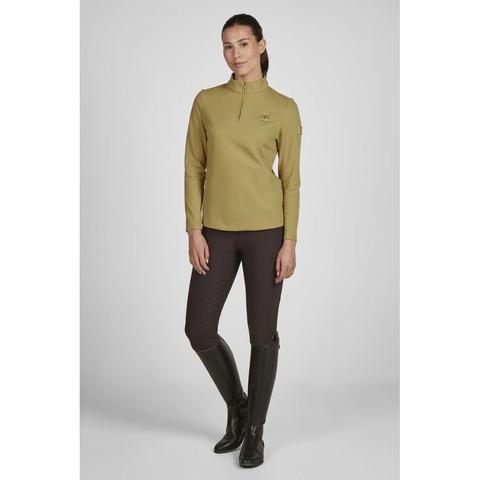 Bluzka damska Eskadron Heritage Half-Zip Cardamom, złota 2025/2026