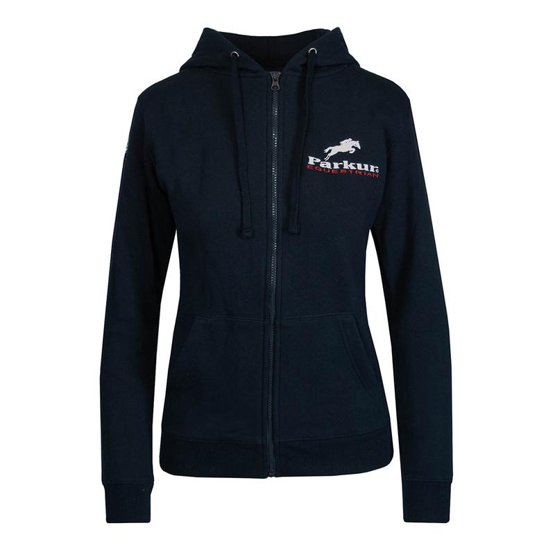 Bluza damska PARKUR z kapturem granatowa