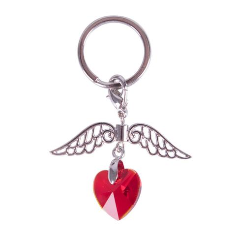 Brelok ozdobny QHP serduszko red, czerwony