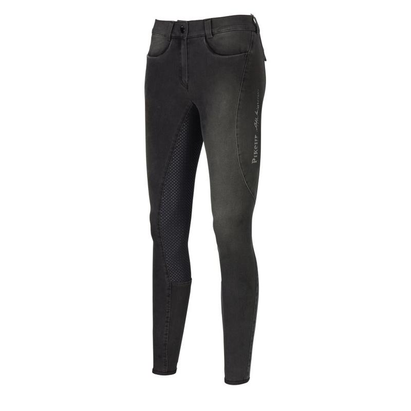 Bryczesy damskie Pikeur Jeans Laure Denim Black, czarne 2021