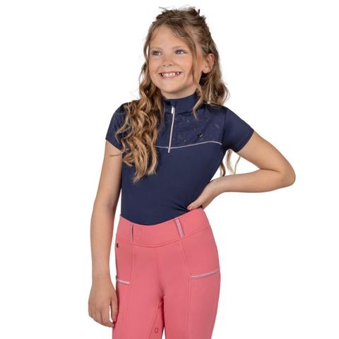 Koszulka młodzieżowa QHP Jaily granatowa