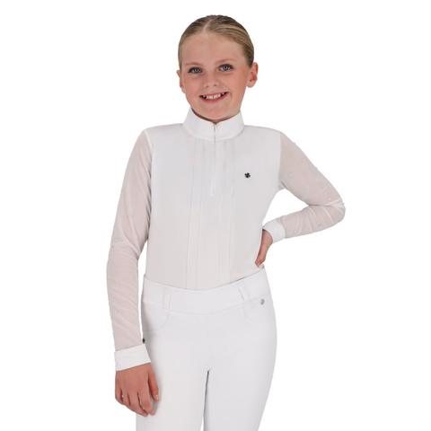 Bluzka konkursowa młodzieżowa QHP Sennah biała