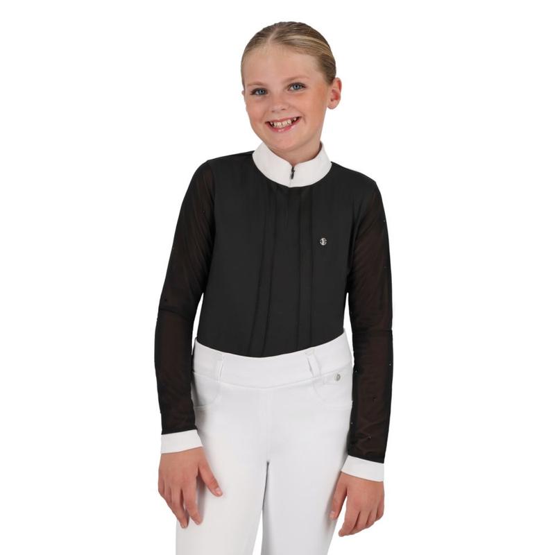 Bluzka konkursowa młodzieżowa QHP Sennah czarna