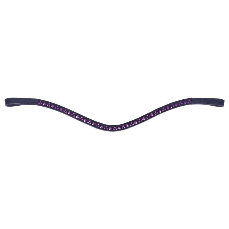 Naczółek QHP Astana Purple, bordowy
