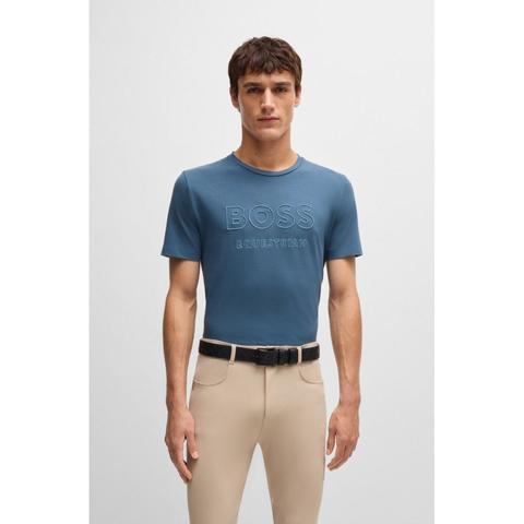 Koszulka męska Boss Equestrian Northern Blue, niebieska