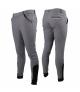 Bryczesy męskie QHP Jason anti-slip full Grey, szare