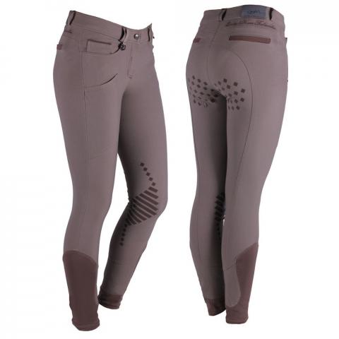 Bryczesy damskie QHP Chaney anti-slip Beige, beżowe