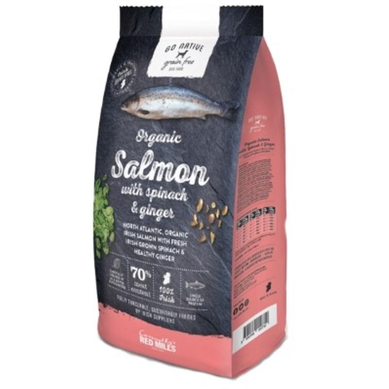 Karma dla psa Go Native Salmon with Spinach and Ginger, łosoś ze szpinakiem i imbirem